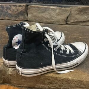 Converse Black and White High-Top Sneakers